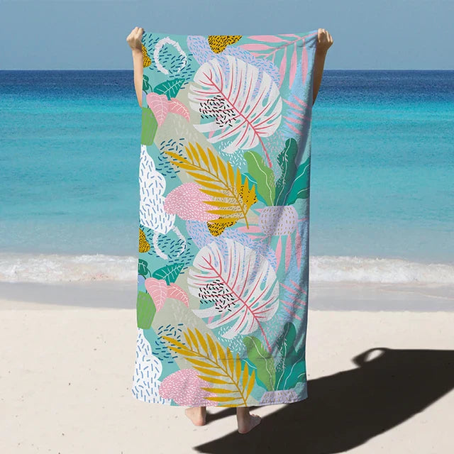 Extra Large Microfiber Beach Towel with Quick-Dry Fabric | Lightweight & Absorbent for Ultimate Comfort