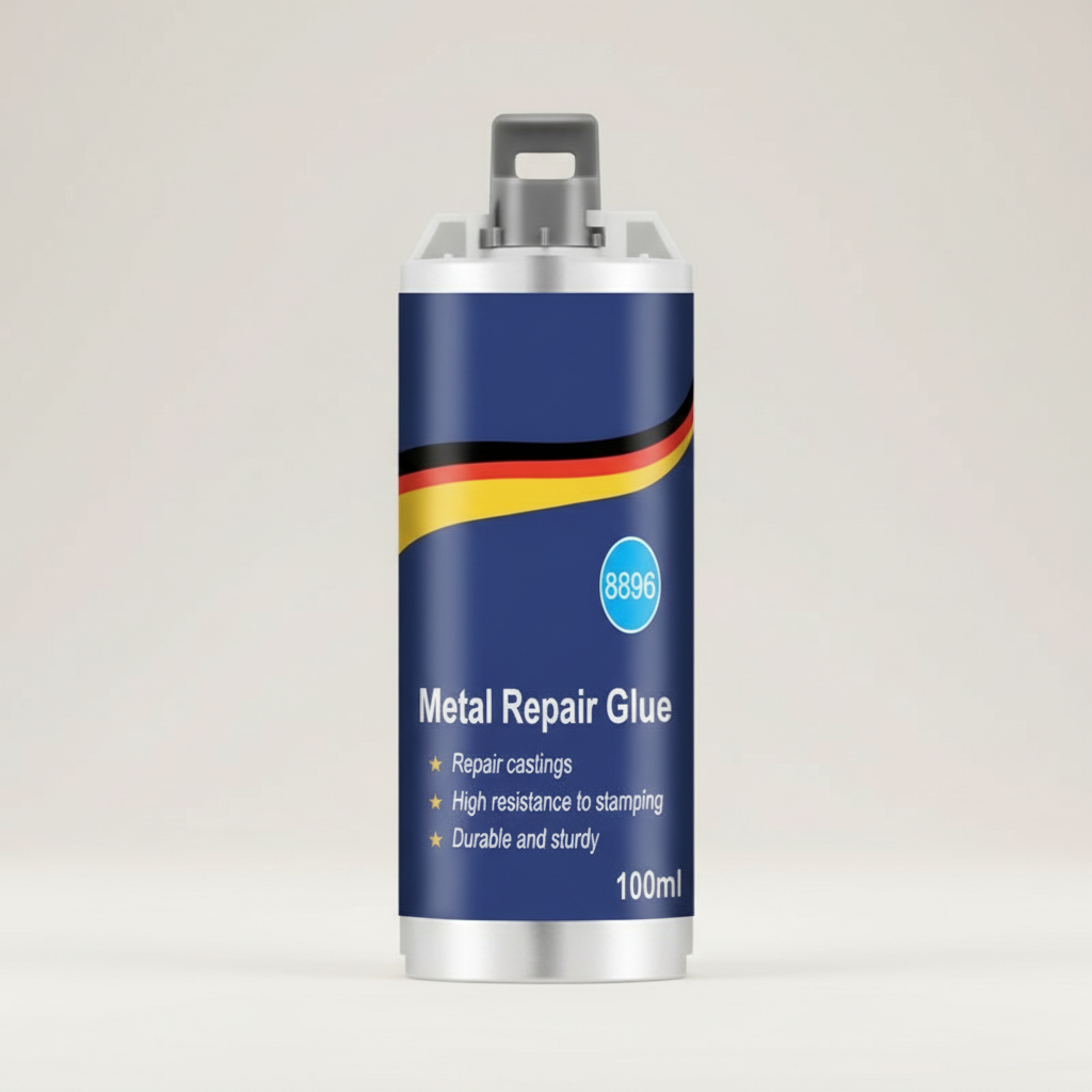 Industrial Metal Repair Epoxy for Steel, Aluminum & Cast Iron | Heat Resistant Liquid Metal Bonding Compound 3.4 oz
