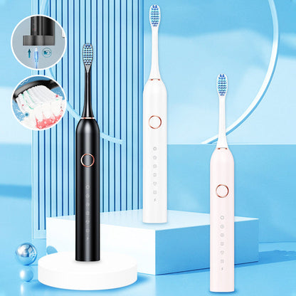 Rechargeable Sonic Toothbrush with 6 Cleaning Modes IPX7 Waterproof Electric Toothbrush 40000 VPM for Daily Oral Care Adults Dental Hygiene