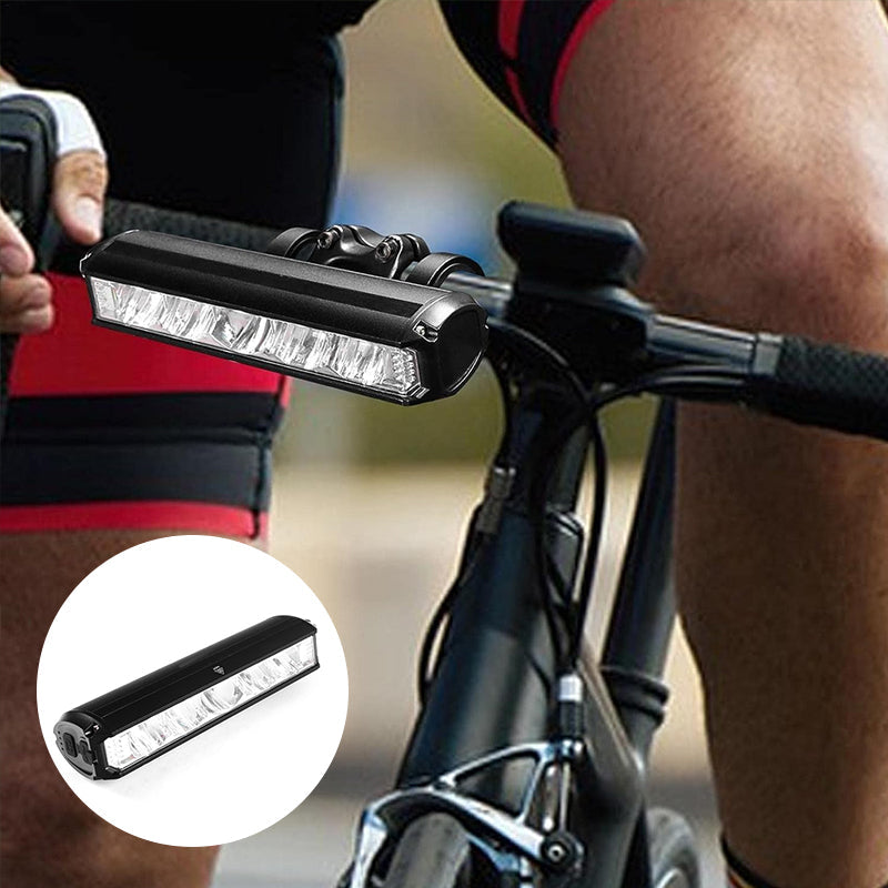Phare de vélo ultra-lumineux de 900 lumens avec faisceau grand angle à 180° pour la sécurité nocturne