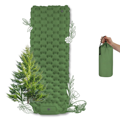Tapis de couchage de camping léger avec pompe intégrée