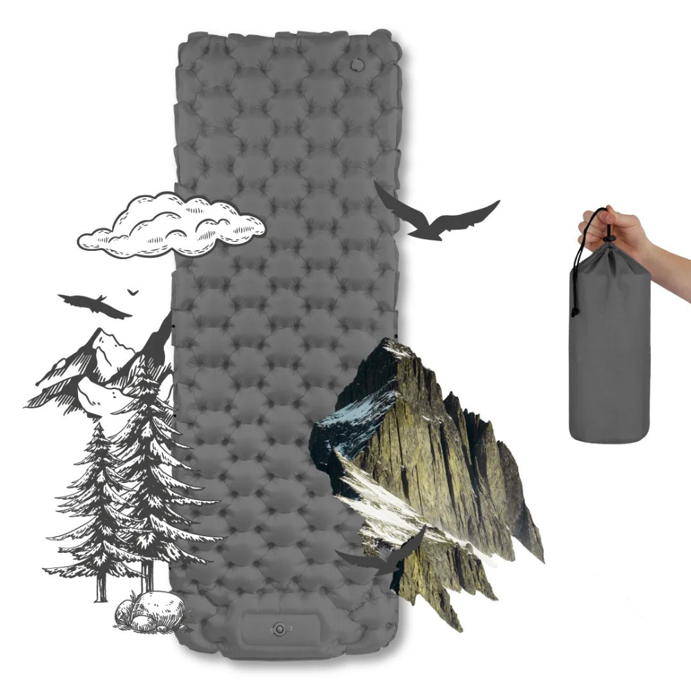 Lightweight Camping Sleep Mat with Built-In Pump - Ortekor
