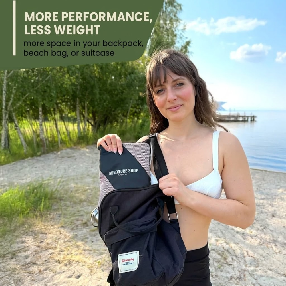 Serviette de voyage ultra-douce, séchage rapide et légère