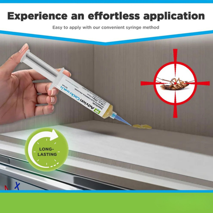 Gel appât anti-cafards efficace, lutte antiparasitaire sûre