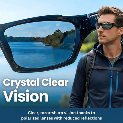 Lunettes de soleil de sport polarisées haut de gamme pour hommes