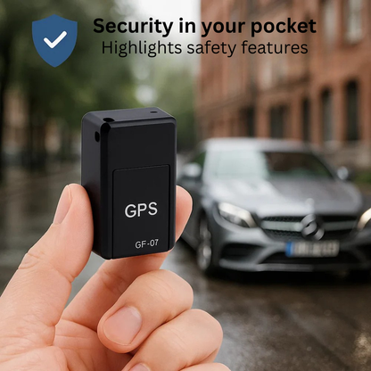 Traceur GPS Compact avec Audio et Support Magnétique