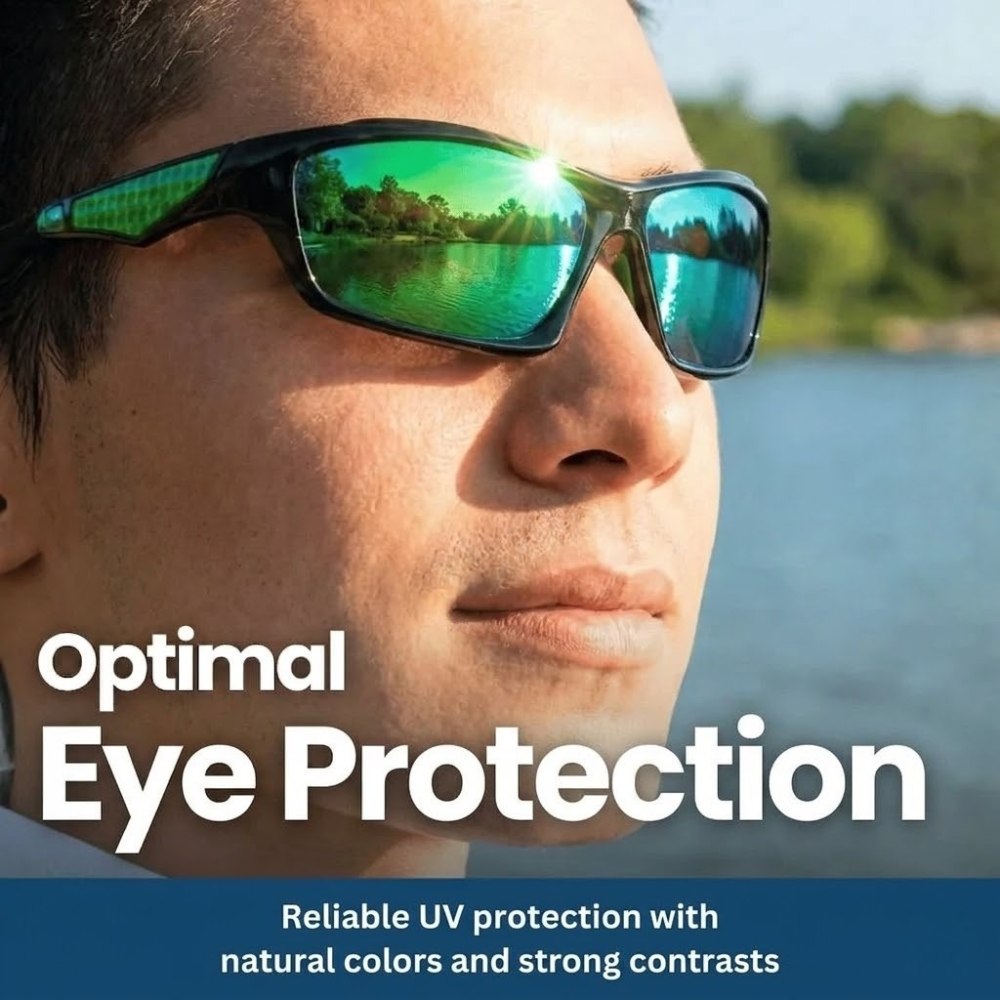 Lunettes de soleil de sport polarisées haut de gamme pour hommes