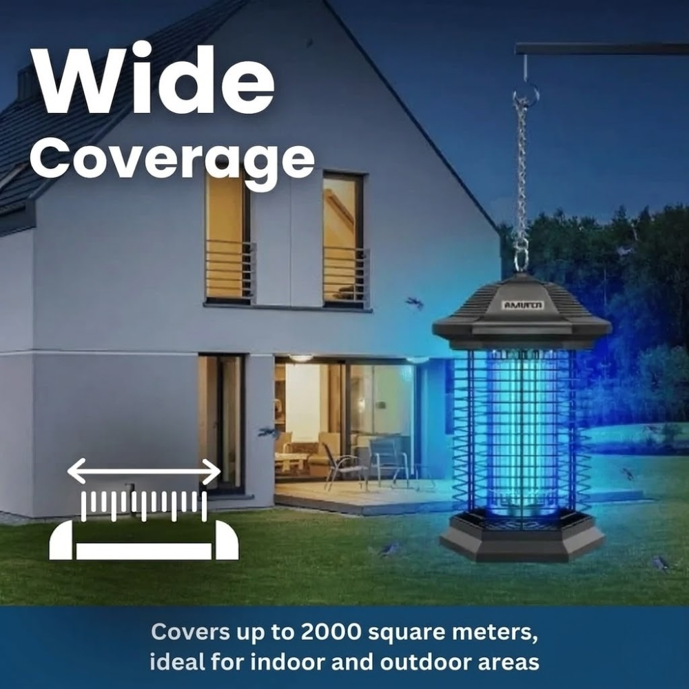 Lampe anti-insectes efficace à lumière UV
