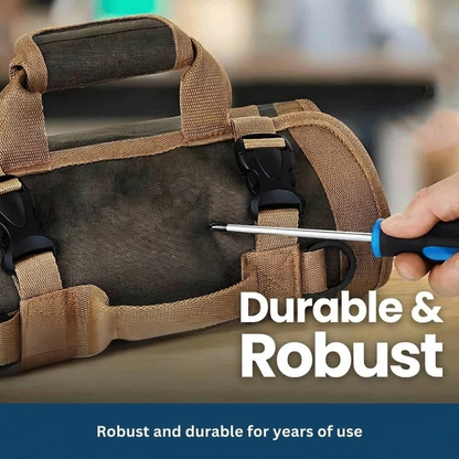 Sac de rangement à outils enroulable durable en toile Oxford 900D