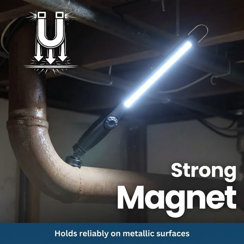 Lampe de travail magnétique portative à LED