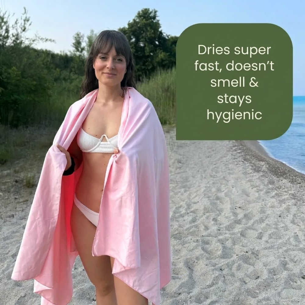 Serviette de voyage ultra-douce, séchage rapide et légère