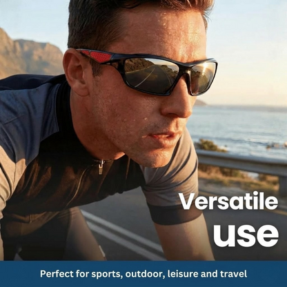 Lunettes de soleil de sport polarisées haut de gamme pour hommes
