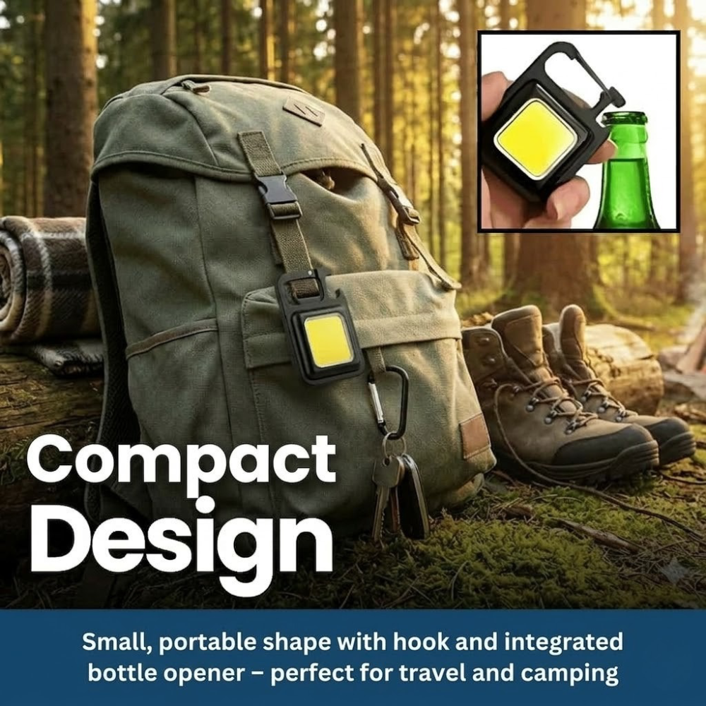 Lampe de poche compacte LED porte-clés