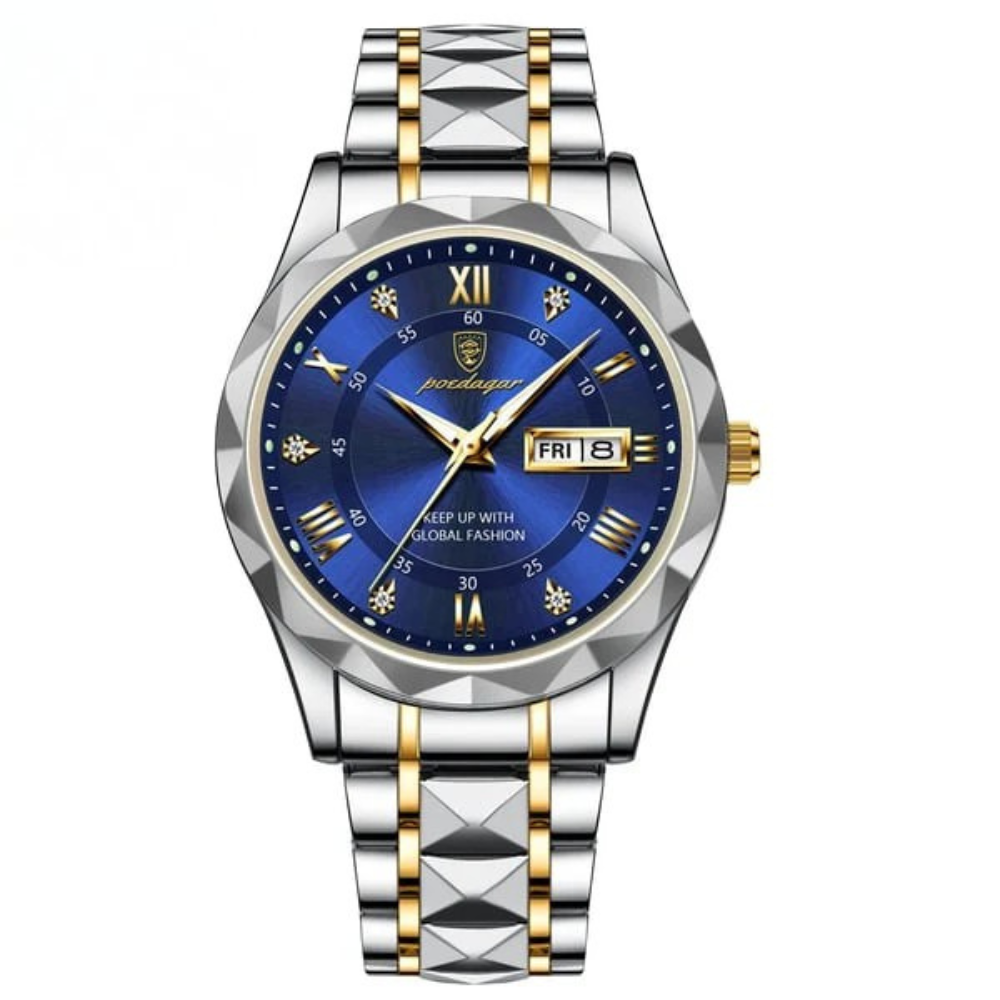 Premium Men's Water Resistant Watch with Glow Dial - Ortekor