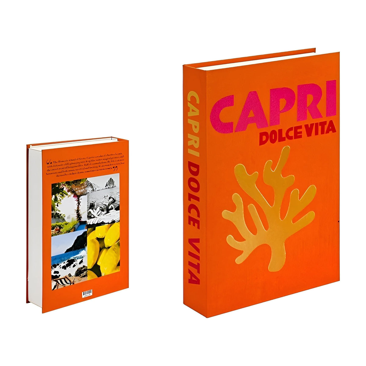 Fablea Decorative Book Set - Travel Series, Stylish Accent with Hidden Storage