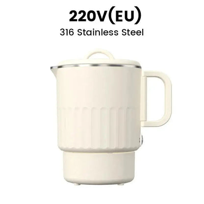 Compact Electric Kettle for Travel – Foldable Design