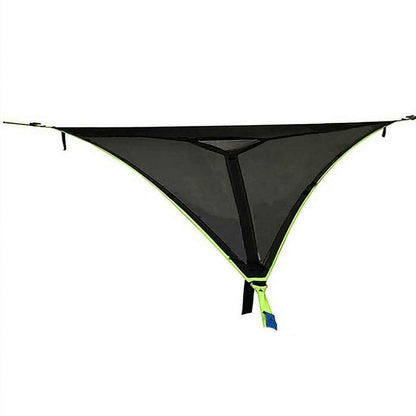 Triangle Hanging Tent for Groups – 3-Point Aerial Shelter with Elevated Suspension for Camping, Backyard & Outdoor Relaxation