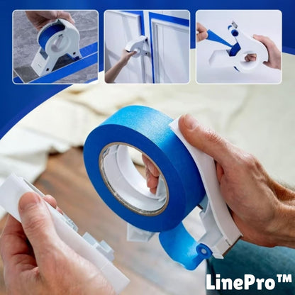 Painter's Tape Applicator Tool for Crisp Edges on Walls Baseboards Ceilings Trim Work Professional Straight Lines Home Painting Projects DIY