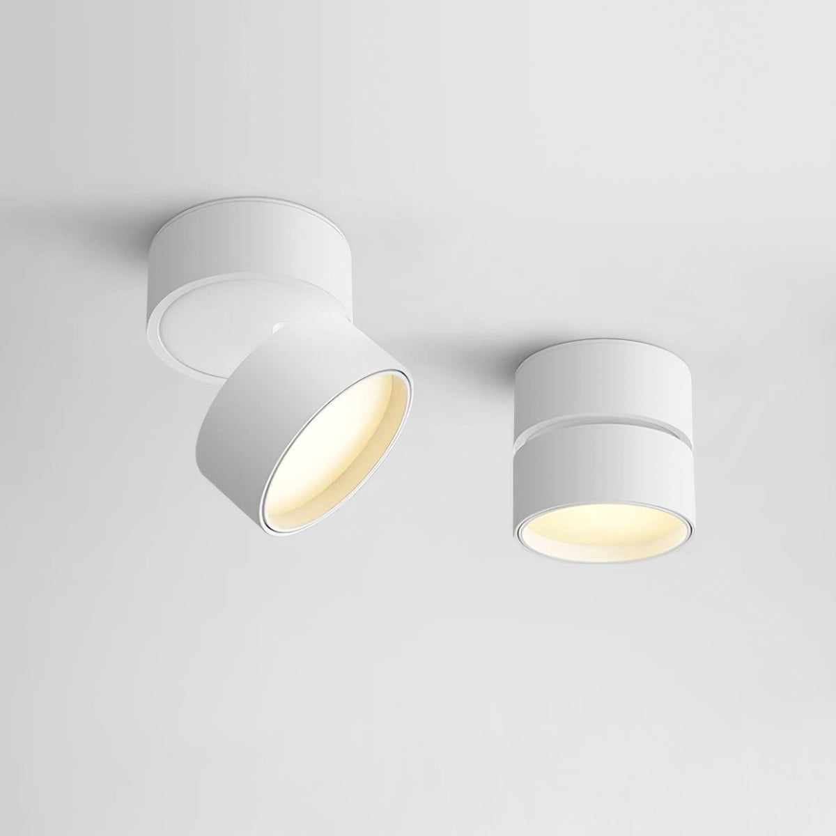 Adjustable LED Ceiling Spotlight in Minimalist Scandinavian Style – Directional Accent Light for Living Room, Gallery, Hallway & Modern