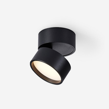 Adjustable LED Ceiling Spotlight in Minimalist Scandinavian Style – Directional Accent Light for Living Room, Gallery, Hallway & Modern
