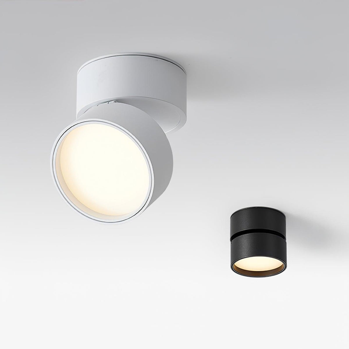 Adjustable LED Ceiling Spotlight in Minimalist Scandinavian Style – Directional Accent Light for Living Room, Gallery, Hallway & Modern