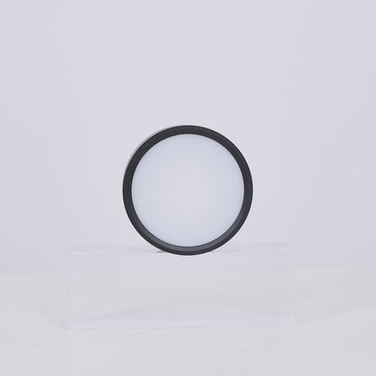 Adjustable Spotlight Ceiling Fixture 4 Inch Rotating LED Light for Artwork Living Room Gallery Black White Aluminum