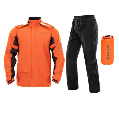 Waterproof Rain Suit Jacket & Pants for Outdoor Protection All-Weather Storm Gear for Biking Hiking Commuting Men Women Unisex