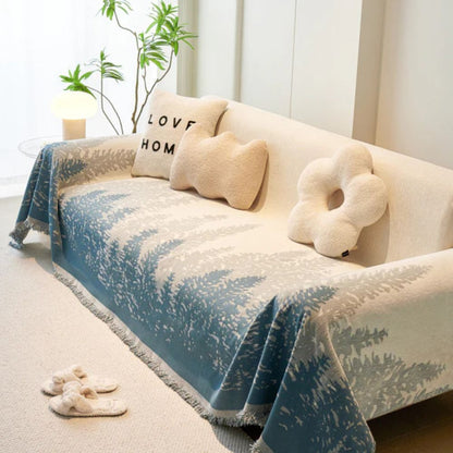 Feleicity Sofa Cover - Forrest tree design, Versatile Couch Protection
