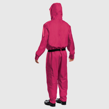 Collection de costumes de fête | Combinaison d'Halloween avec masque et ceinture | Tenue complète pour soirées à thème