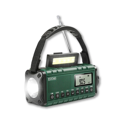 Portable Solar Powered Emergency Radio - Ortekor