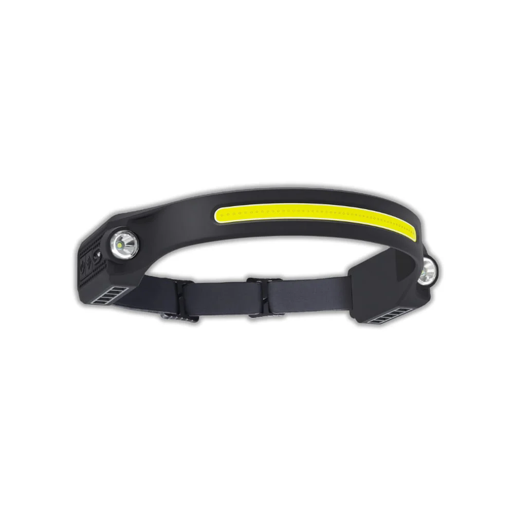Bright LED Rechargeable Headlight, Handsfree Flashlight - Ortekor