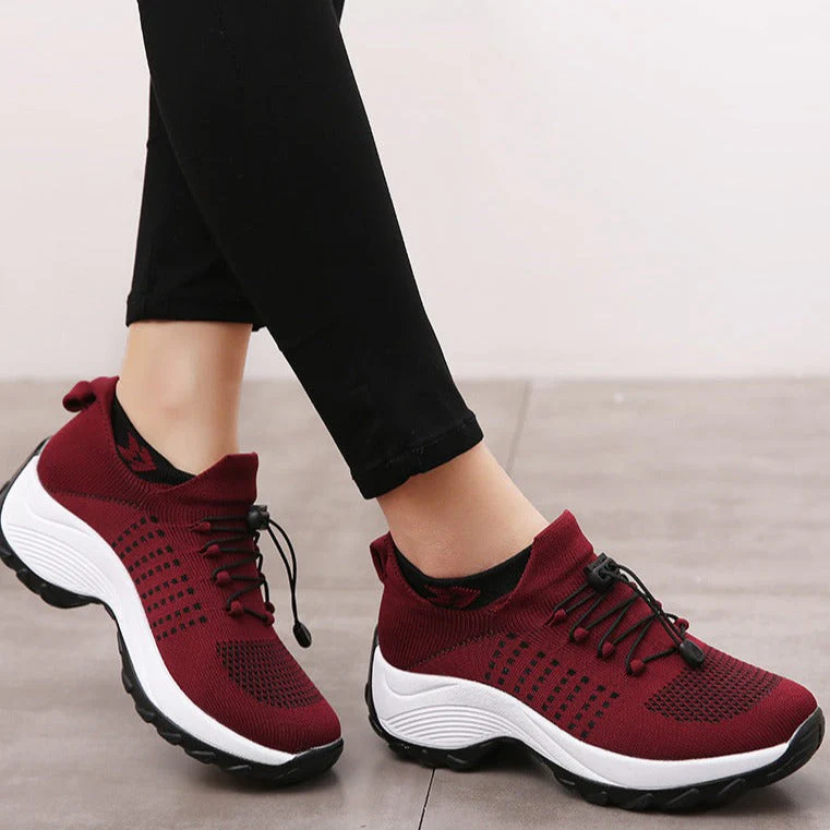 Chaussures confortables avec support de voûte plantaire pour le soulagement des douleurs au talon