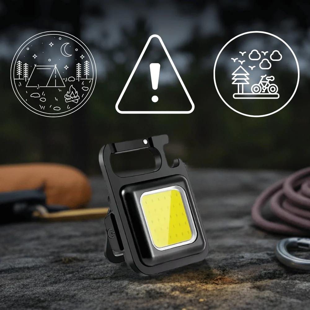 Lampe de poche compacte LED porte-clés