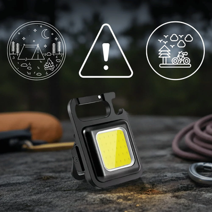 Lampe de poche compacte LED porte-clés