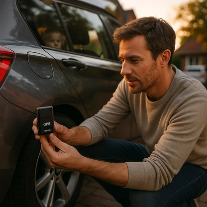 Traceur GPS Compact avec Audio et Support Magnétique
