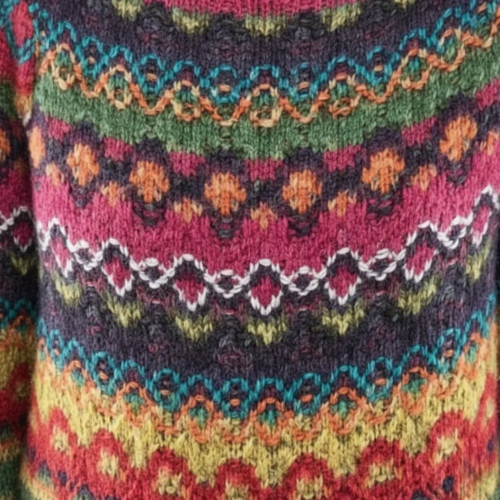 Pull classique et confortable à col rond pour femme