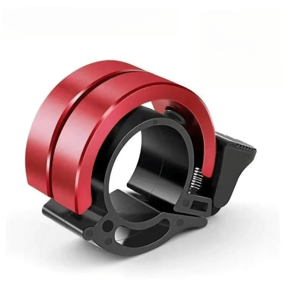 Petite clochette de vélo fine, finition aluminium élégante