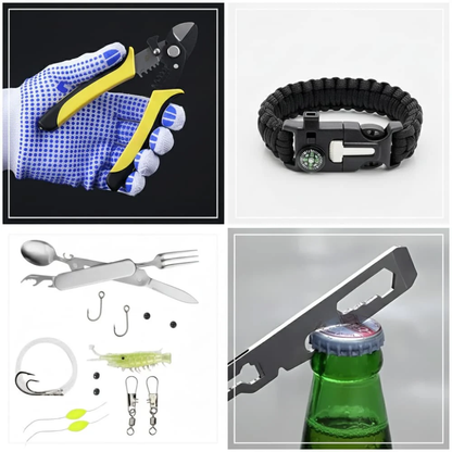 Kit de survie d'urgence essentiel Ensemble d'équipement de plein air