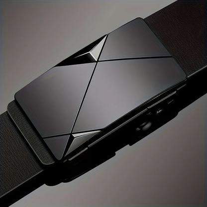 Ceinture classique en cuir ajustable pour homme