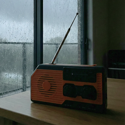 Kit radio d'urgence portable à énergie solaire