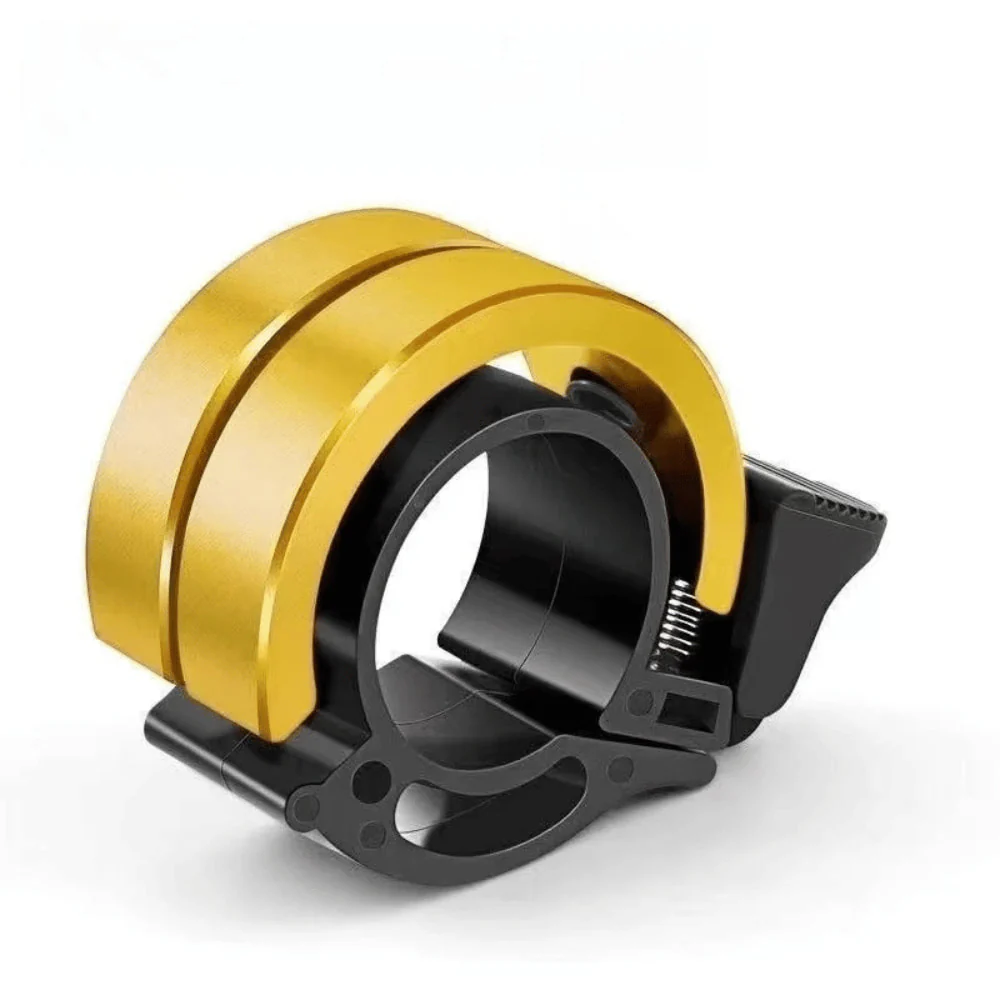 Petite clochette de vélo fine, finition aluminium élégante