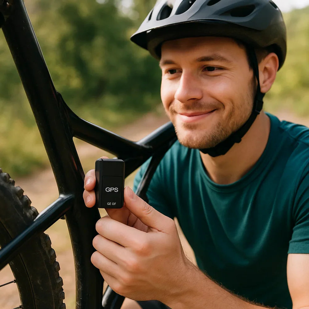 Traceur GPS Compact avec Audio et Support Magnétique