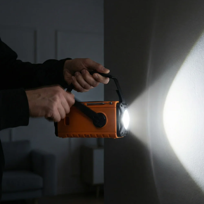 Radio d'urgence solaire portable