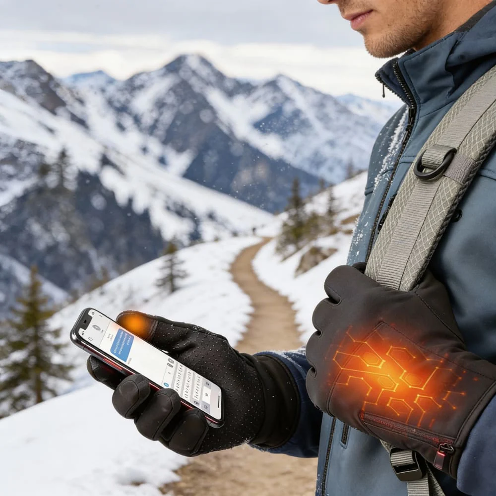 Gants chauffants rechargeables à 3 températures