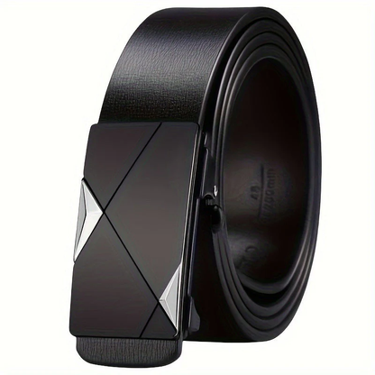 Ceinture classique en cuir ajustable pour homme