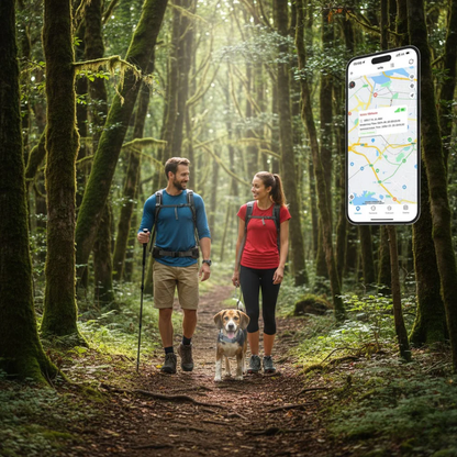 Collier traceur GPS étanche pour animaux de compagnie chiens chats