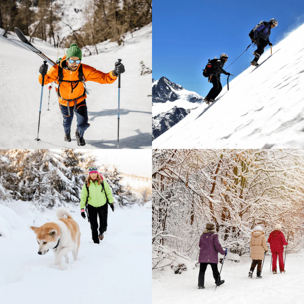 Crampons antidérapants pour chaussures pour hommes et femmes