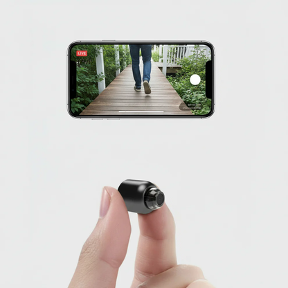 Caméra de sécurité WiFi compacte 1080p avec vision nocturne