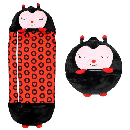 Gigoteuse Douillette avec sa Peluche-Compagnon Moelleuse