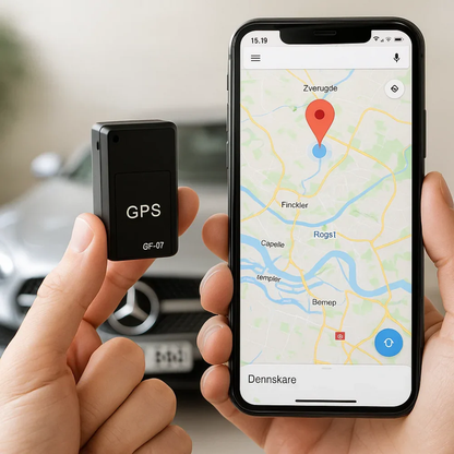 Traceur GPS Compact avec Audio et Support Magnétique